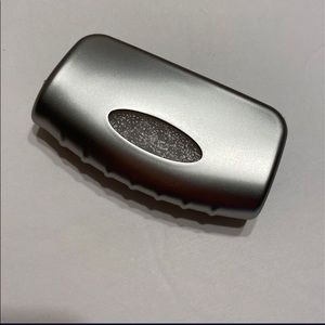 Silver tone Silicone key fob cover case for Ford 3 button car flip Key fob